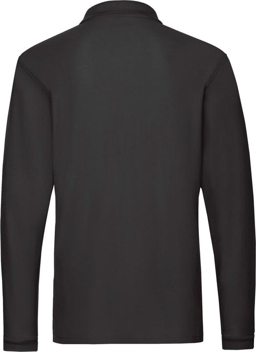 Actual product image Fruit of the Loom Mens Premium Long-Sleeved Polo Shirt (L)