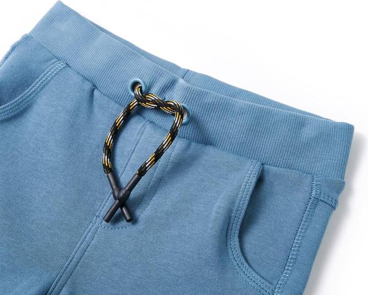 Immagine prodotto VidaXL Pantaloni della tuta da ginnastica per bambini blu medio 116,Materiale: 80 (116)