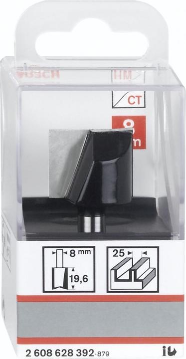 Image du produit Bosch Professional Zubehör Fraise à rainurer 8 mm, D1 20 mm, L 25