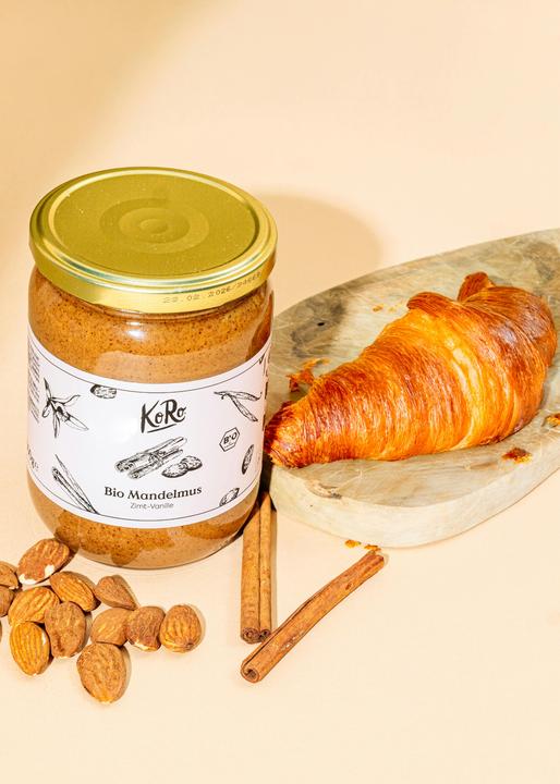 Produktbild KoRo Bio Mandelmus mit Vanille und Zimt