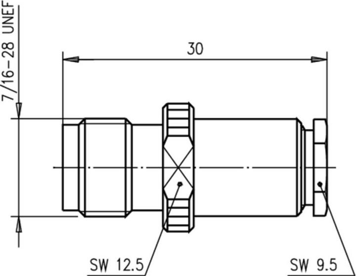 Produktbild Telegärtner TNC-Kabelbuchse G01 50 Ohm, Druckverschraubung, A08, G01 (RG-58 C/U) (Antennendose)