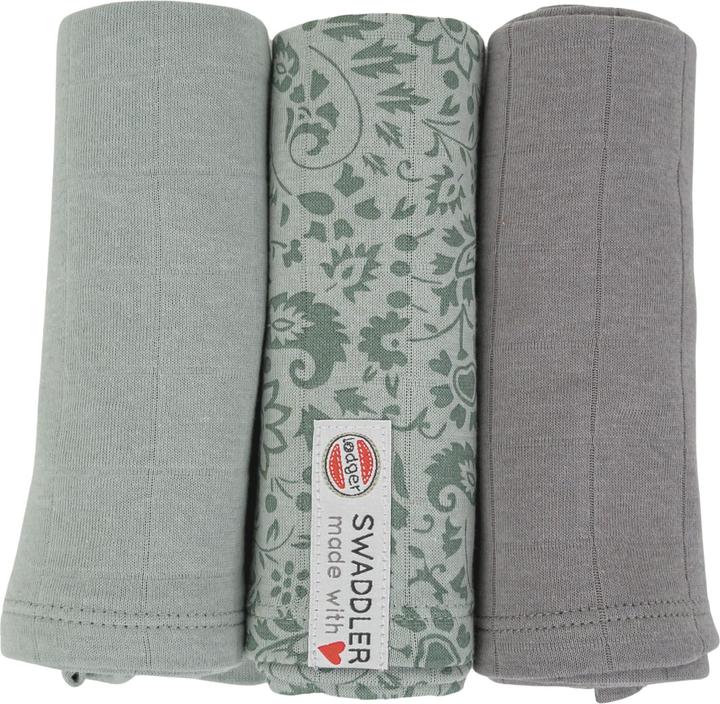 Actual product image Lodger Swaddler 3 Pack Knot (70 cm, 70 cm)