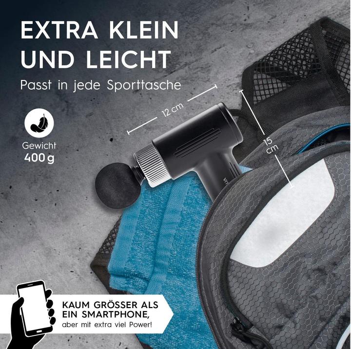 Immagine prodotto Vitalmaxx Pistola da massaggio Mini-Gun 5 pezzi