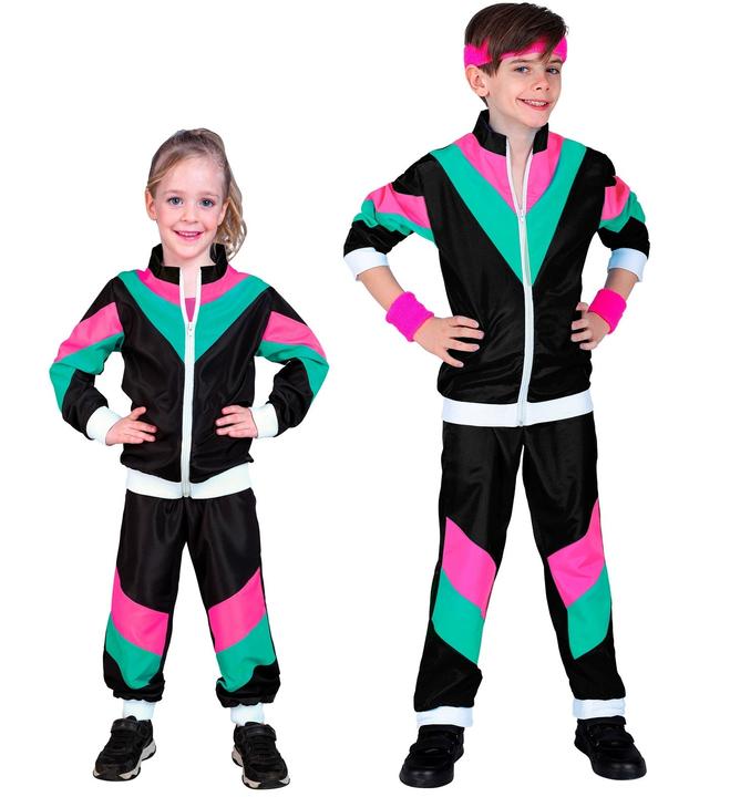 Widmann 80s black jogging suit for children