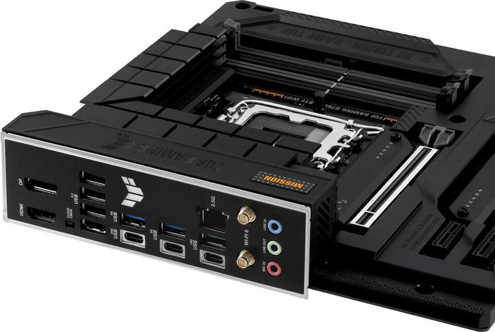 Actual product image ASUS MB TUF GAMING B760M-BTF WIFI Intel,1700,DDR5,mATX (LGA 1700, Intel B760, mATX)