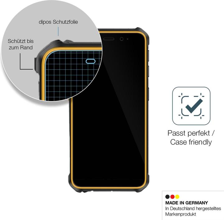 Actual product image Dipos Anti-Shock Screen Protector Clear (1 Piece, Ulefone Armor X12 Pro)