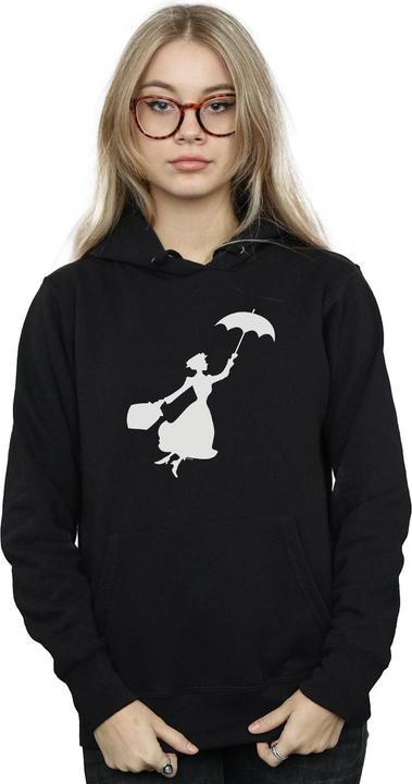 Immagine prodotto Disney Mary Poppins Flying Silhouette Felpa con Cappuccio Donna (S)