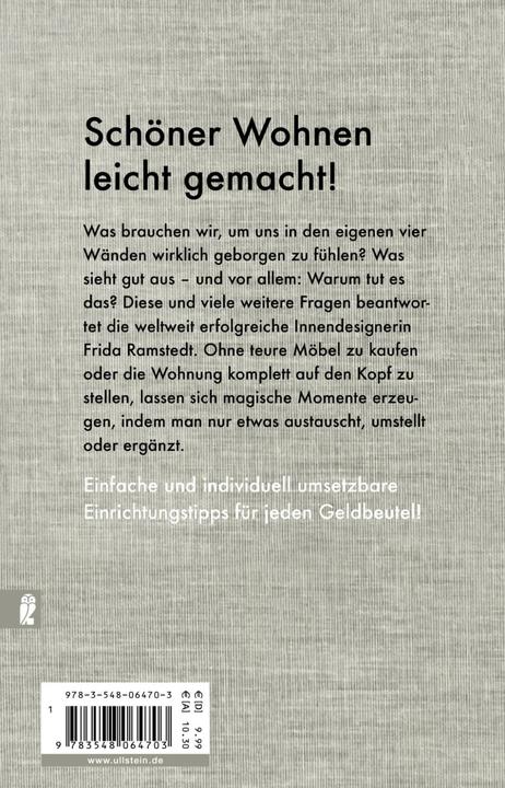 Actual product image Innendesign (German, Frida Ramstedt, 2021)