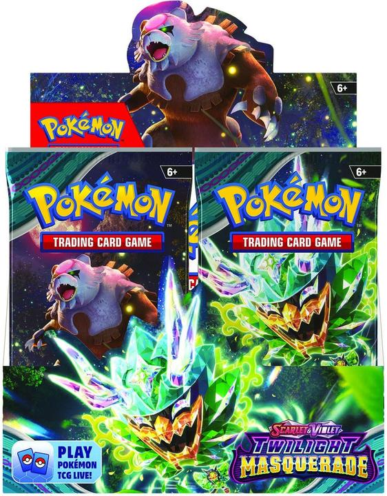 Actual product image Pokémon Twilight Masquerade (English, Booster Pack)