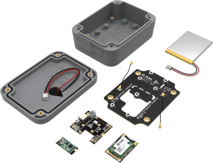 Immagine prodotto RAK Wireless WisBlock LoRaWAN Kit Sensore Terremoto Nodo Sensore 868MHz con Solare
