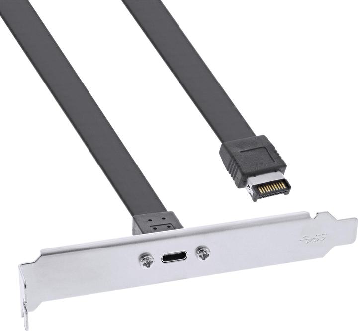 InLine Slot bracket USB Type-C to USB 3.1 front panel Key-A internal (0.50 m, USB 3.1)