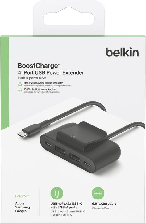 Immagine prodotto Belkin BoostCharge (USB-C, USB-A, 4 Porti)