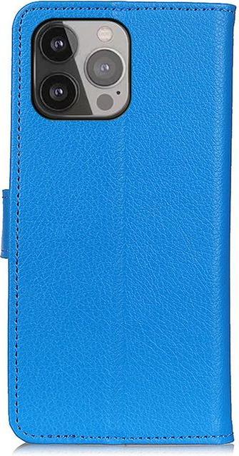Actual product image MU Classic Litchi Leather Bookcover Series (Apple iPhone 13 Pro Max)