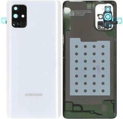 Actual product image Samsung Battery Cover for A715F Galaxy A71 - prism crush silver (Samsung Galaxy A71)