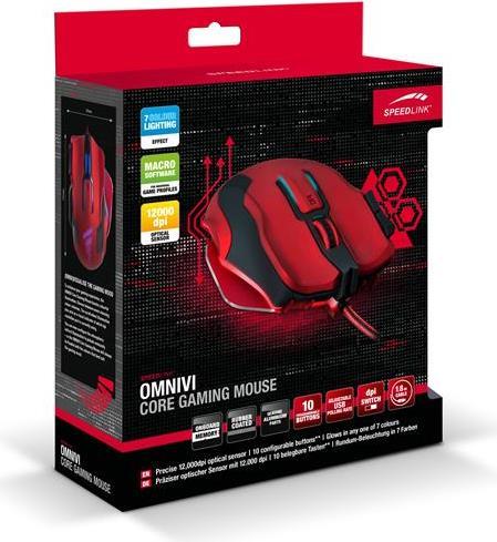 Actual product image Speedlink OMNIVI Core Gaming Mouse (Cable)