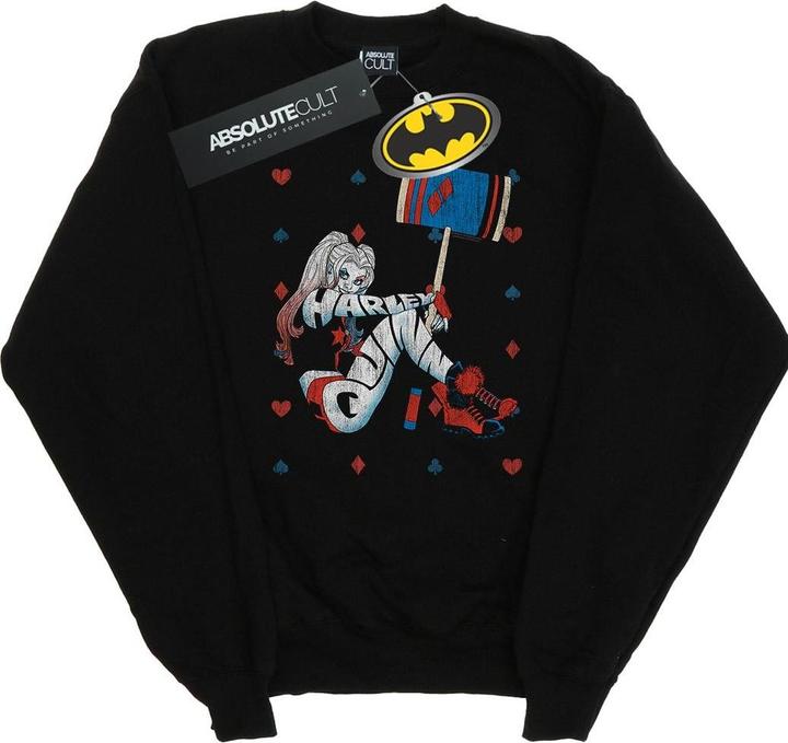 Harley Quinn Playing Card Suit Sweatshirt