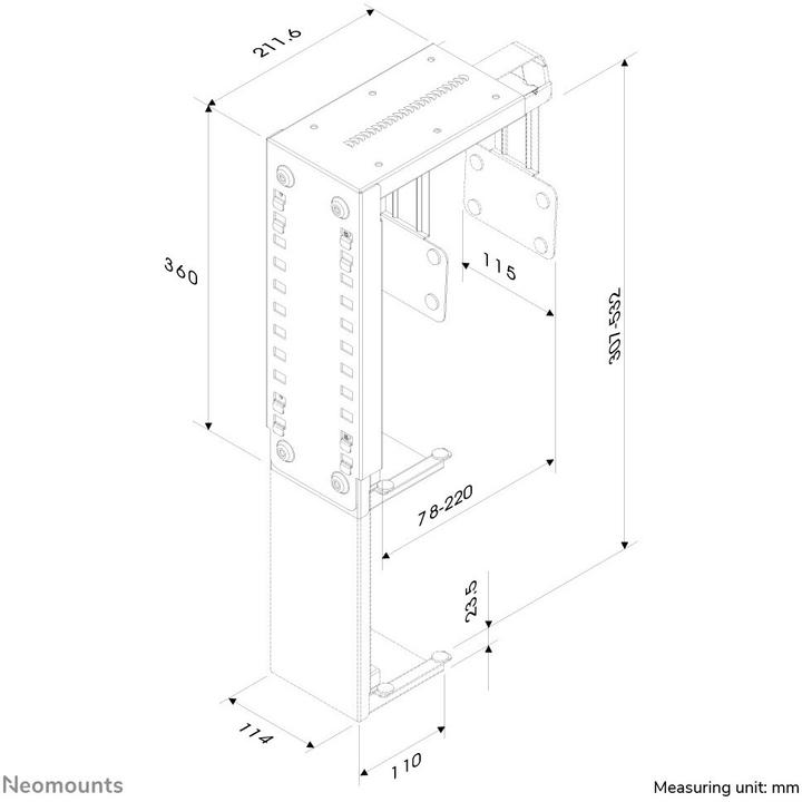 Produktbild Neomounts PC-Tischhalterung