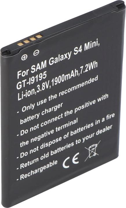 Actual product image Samsung Battery Galaxy S4 Mini, GT-I9195, GT-I9190, GT-I9192, B500BE with NFC