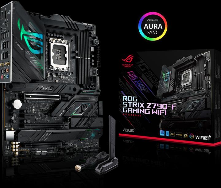 Productafbeelding ASUS ROG STRIX Z790-F GAMING WIFI (LGA 1700, Intel Z790, ATX)