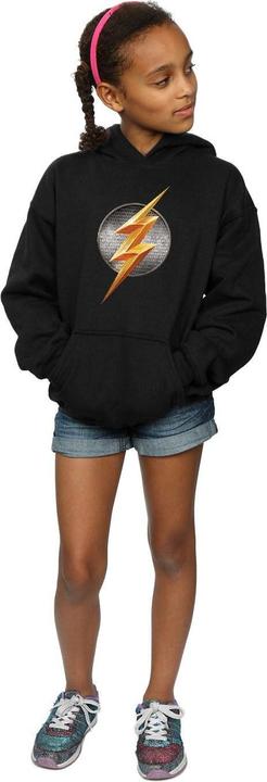 Immagine prodotto Justice League Movie Flash Emblem Felpa con Cappuccio Ragazze (140, 146)