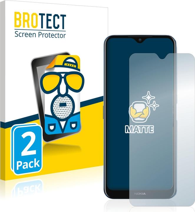 Actual product image BROTECT Anti-glare screen protector matt (2 Piece, Nokia G50)