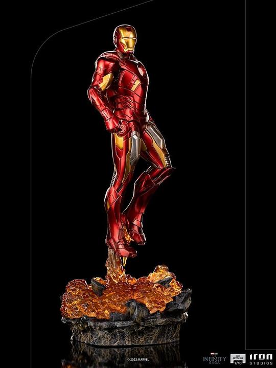 Actual product image Iron Studios ST Marvel Infinity Saga : Iron Man NY Battle 1/10 28cm