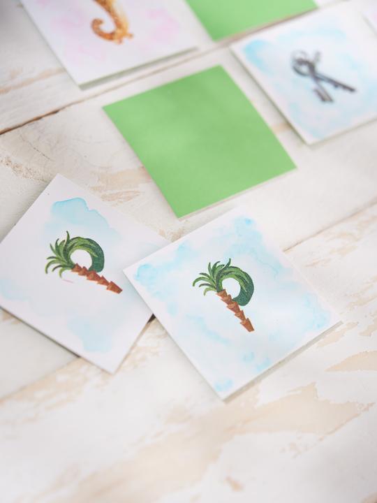 Produktbild VBS XXL Blanko Legekarten, 6 x 6 cm, 60 Stück (60 Teile)