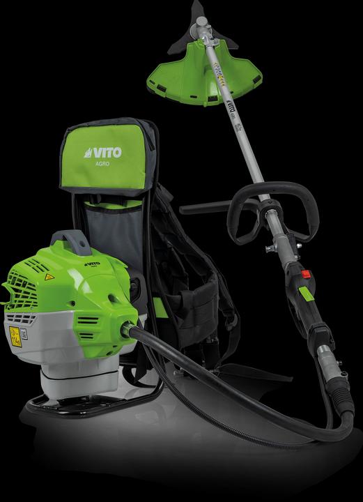 VITO Decespugliatore a zaino 47 Cc (Filo di taglio)