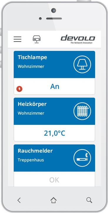 Actual product image Devolo Home Control Room thermostat