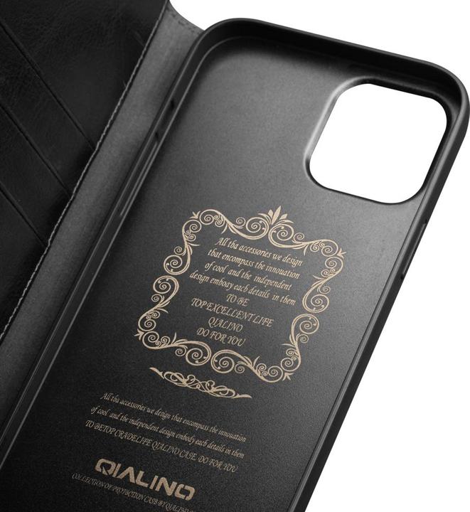 Immagine prodotto QiAlino Fourre Flip cuir véritable (Apple iPhone XR)