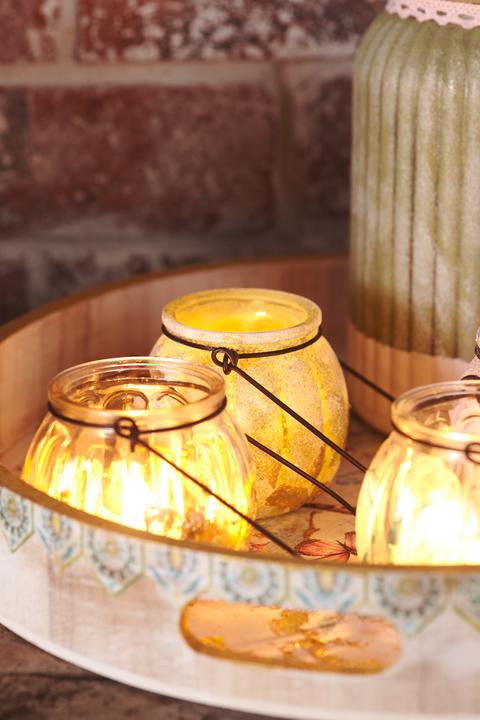 Actual product image VBS Tray, round, raw wood/plywood, Ø approx. 34 cm, H approx. 5 cm