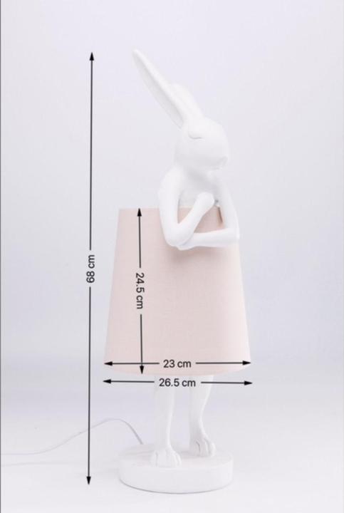 Actual product image Kare Design Table Lamp Animal Rabbit White (E14)