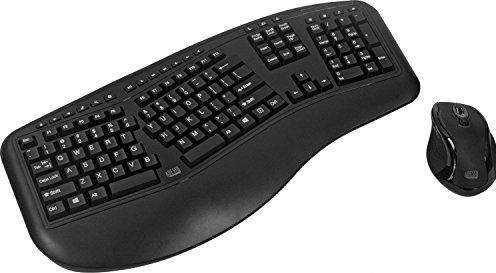 Immagine prodotto Adesso TruForm pro™ Wireless Ergonomic Keyboard and Laser Mouse (US, Senza fili)