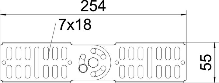 Actual product image OBO Bettermann RGV 60 FS joint connector ** for cable tray 60x260 pc FS 7082010 (25.40 cm)