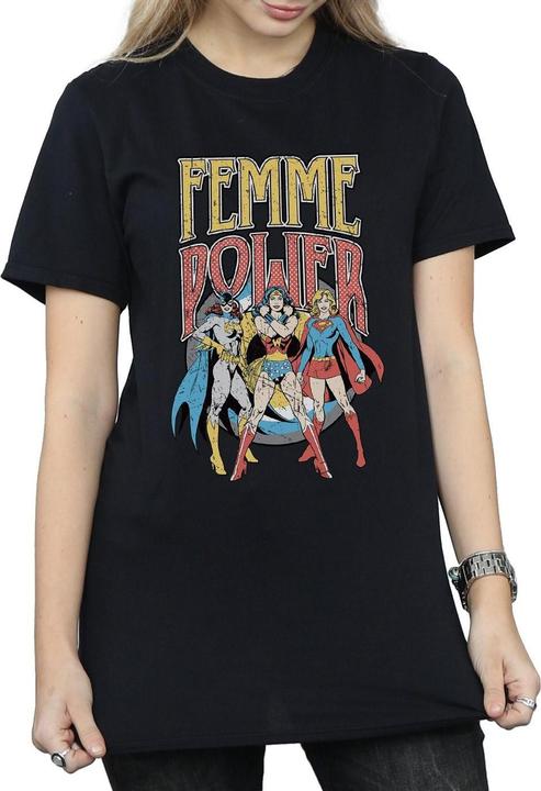 Immagine prodotto Femme/Ladies Femme Power Cotton Boyfriend T-Shirt (L)