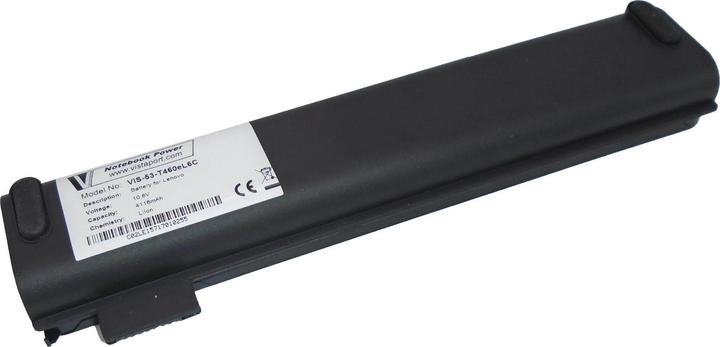 Actual product image Vistaport Battery for Lenovo Thinkpad T470/T480/T570/T580 (6 Cells, 4116 mAh)