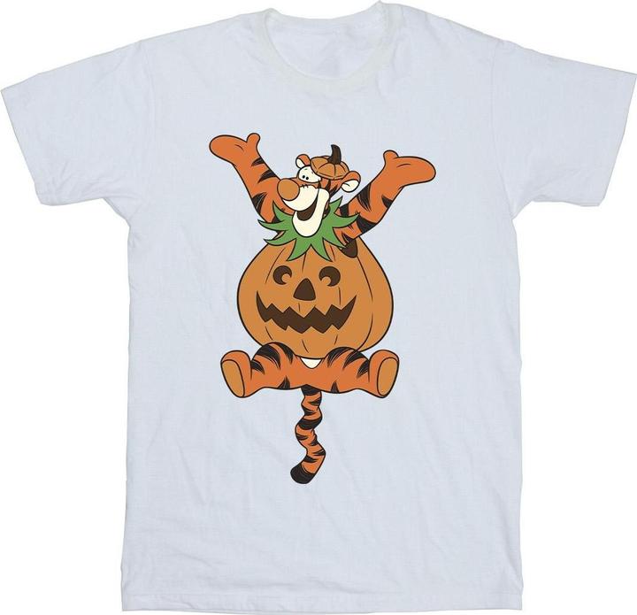 Actual product image Winnie the Pooh Mens Tigger Pumpkin Cotton T-Shirt (S)