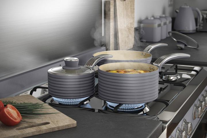 Produktbild Swan Pot set retro RETRO SWPS3020GRN (18 cm, Pfannenset + Topfset, Aluminium)