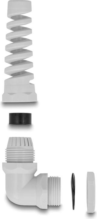 Produktbild Delock Kabelverschraubung mit Zugentlastung 90° gewinkelt PG