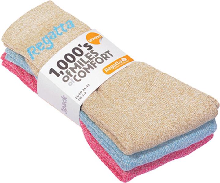 Actual product image Regatta Great Outdoors socks mottled 3-pack (pack of 3, One size)