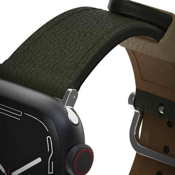 Actual product image OtterBox Symmetry Cactus Leather Watch Band for Apple Watch 9/8/7 41mm (38 mm, 40 mm, 41 mm, Vegan Leather, Watch Series 3 38mm, Apple Watch Series 10)