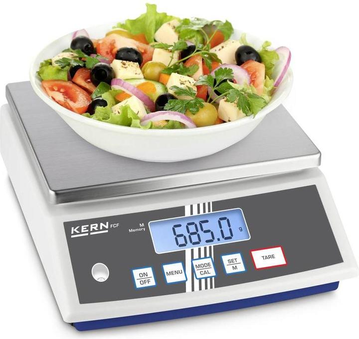 Produktbild Kern Kompakte Tischwaage vielseitigen Funktionen und hoher Genauigkeit für Industrie Gastronomie