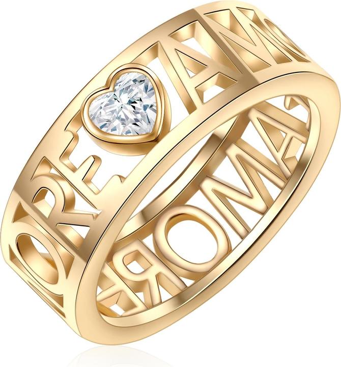 Immagine prodotto Lulu & Jane Lega metallica da donna decorata con cristalli Swarovski® in oro giallo - 29239 (54)