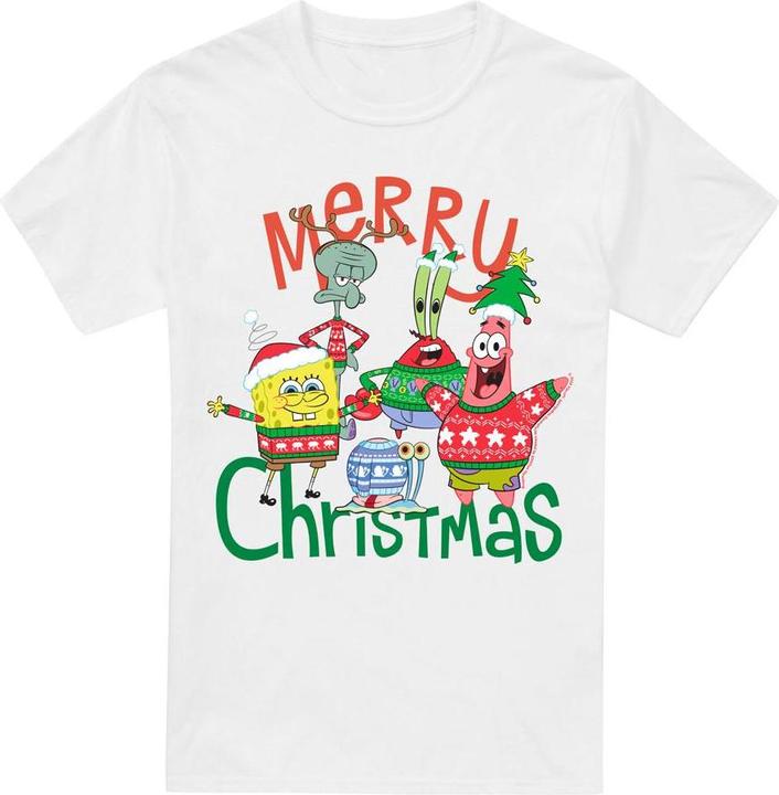 Image du produit Spongebob Squarepants - T-shirt MERRY CHRISTMAS - Homme (S)