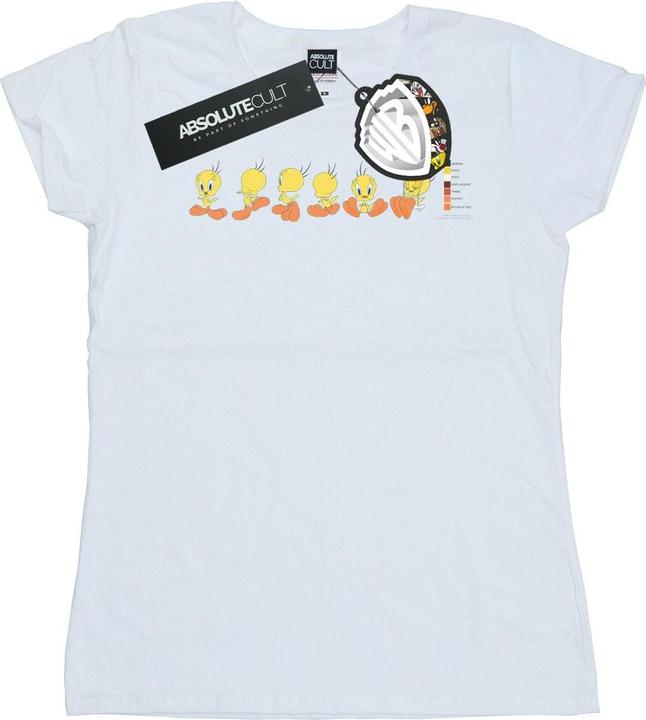 Immagine prodotto Looney Tunes Tweety Pie Colour Code Maglietta Donna (XL)