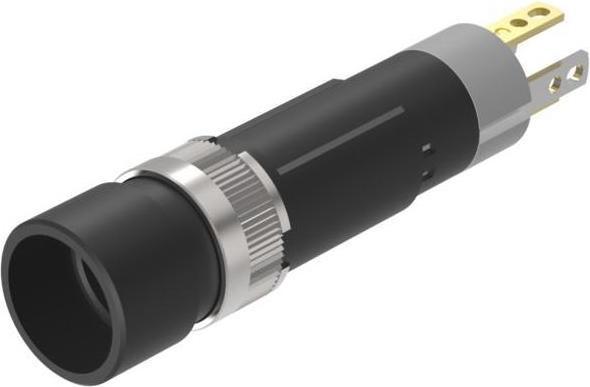 Immagine prodotto EAO Attuatore a pulsante illuminato, 1NO Latching Pulsante rialzato nero IP40 Serie 19