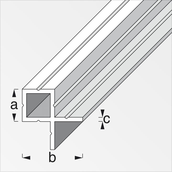 Immagine prodotto Alfer Profilo tubo quadrato alluminio 1m