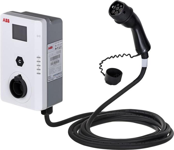 Actual product image ABB Terra AC Wall Charging Station (Type 2, 22 kW, 32 A, Type 2)