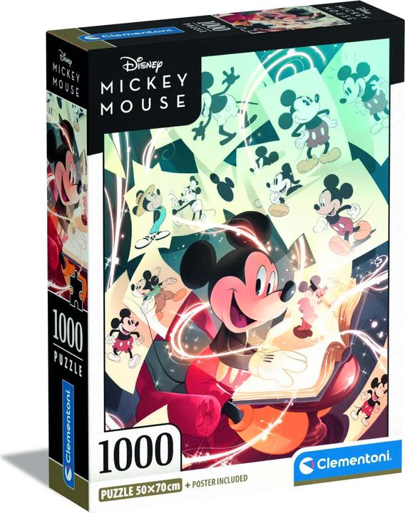Actual product image Clementoni Disney Puzzle 1000 100 Mickey (1000 pieces)
