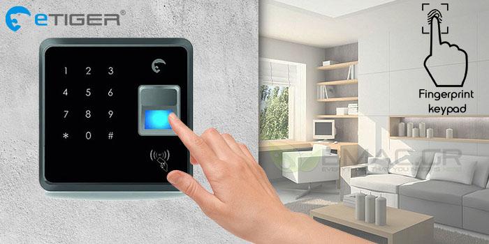 Produktbild eTiger ES-DLA03 RFID Fingerprint Keypad / Fingerabruck Tastatur (Fingerabdruck)